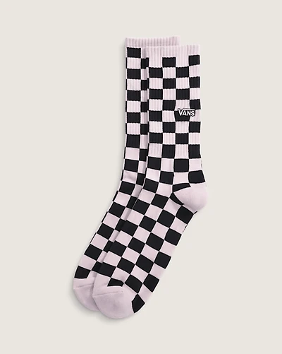 Checkerboard Crew Socks