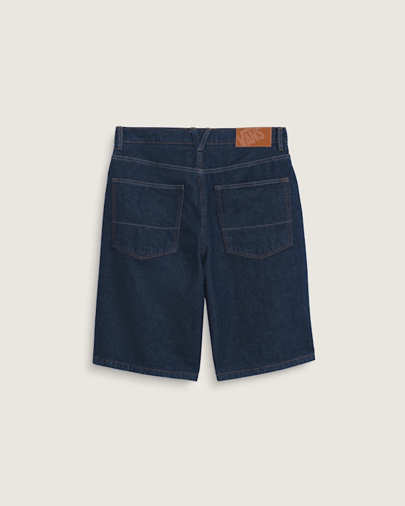 Premium Check-5 Baggy Denim Short