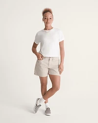 Check-5 Mid Rise Shorts