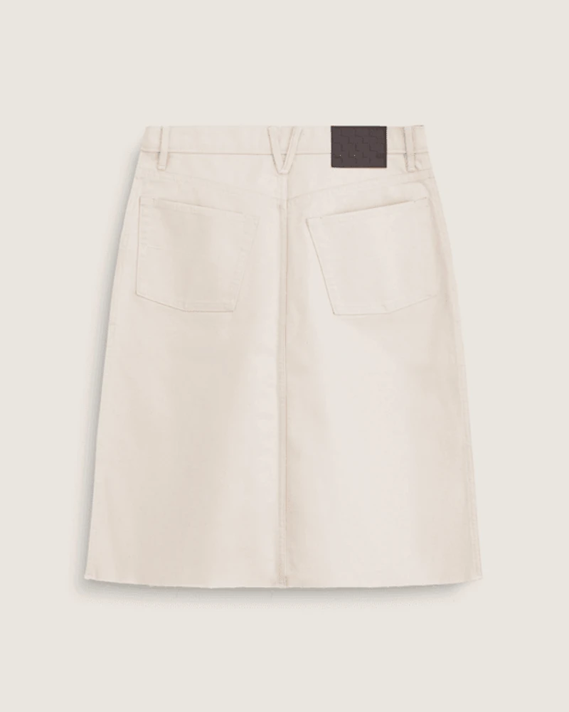 Canvas Midi Skirt