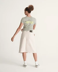 Canvas Midi Skirt