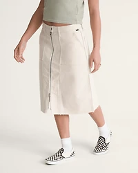 Canvas Midi Skirt