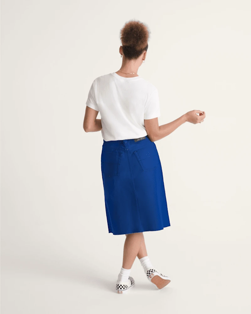 Canvas Midi Skirt
