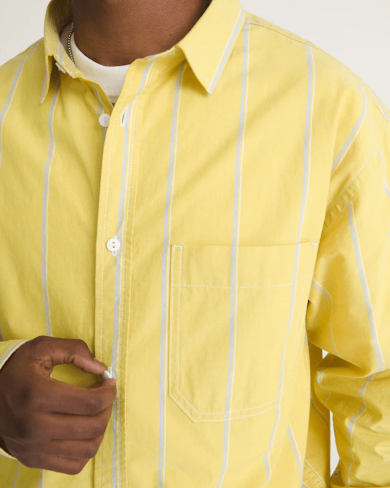Striped Oxford Long Sleeve Shirt
