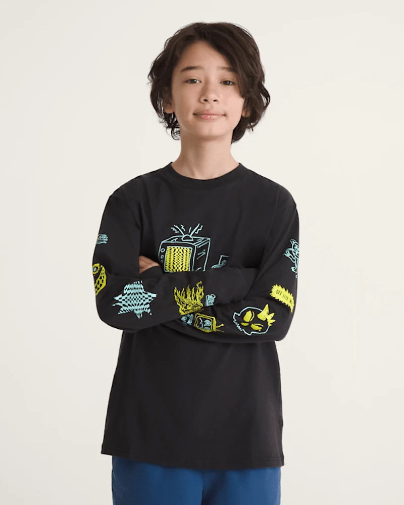 Kids Zoned Out Long Sleeve T-Shirt
