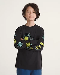 Kids Zoned Out Long Sleeve T-Shirt