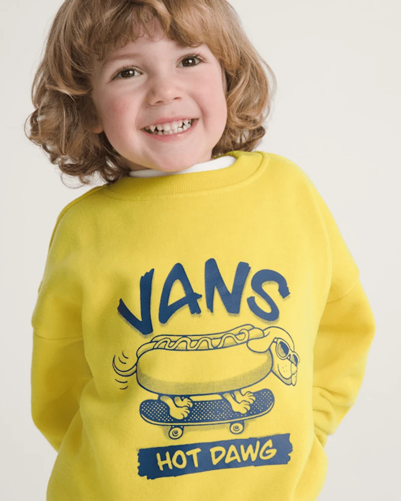 Little Kids Hot Dawg Crew Sweatshirt