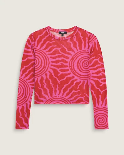 Ludlow Mesh Long Sleeve Top