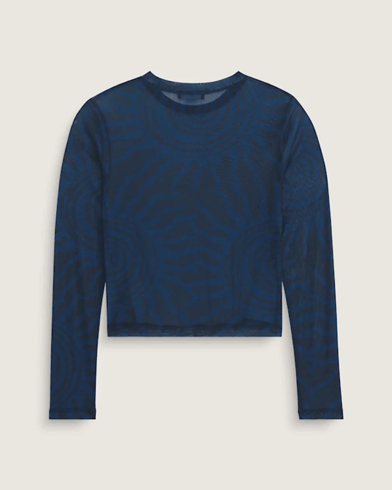 Ludlow Mesh Long Sleeve Top