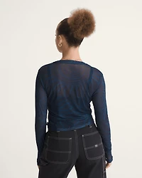 Ludlow Mesh Long Sleeve Top
