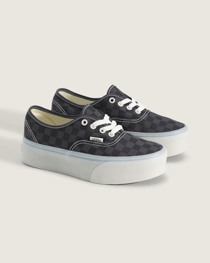 Authentic Checkerboard Platform Shoe
