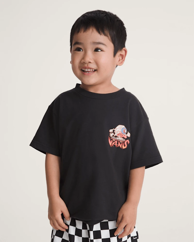Little Kids Eye Skate Glow The Dark T-Shirt