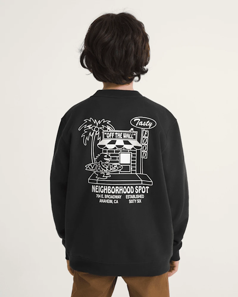 Kids Food Spot Crew Pullover