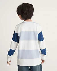 Kids Rugby Stripe Long Sleeve Knit