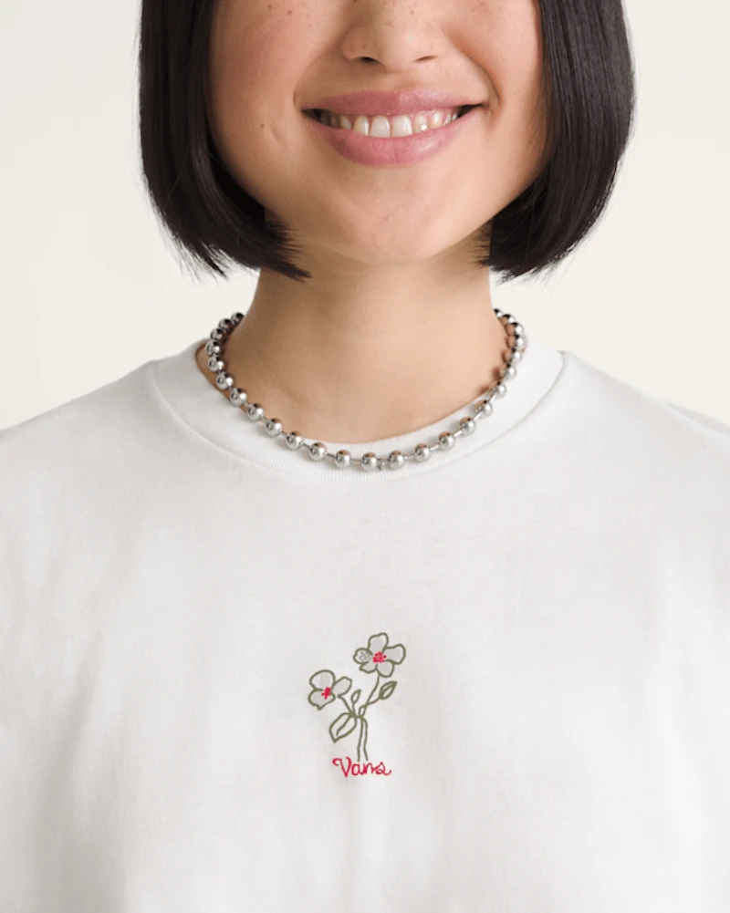 Hand Drawn Floral T-Shirt