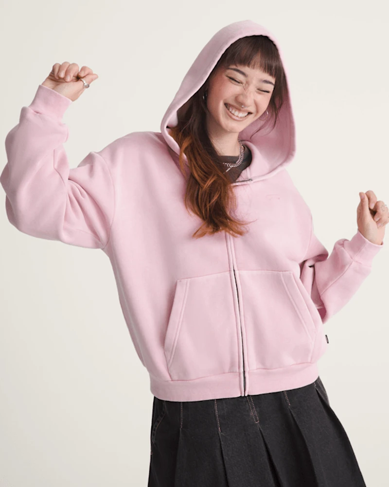 Salton Washed Full Zip Hoodie