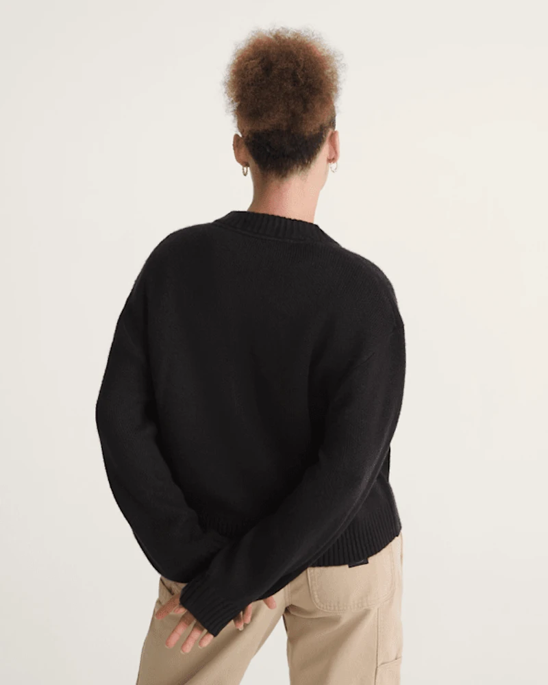 Teddy Round Neck Cardigan