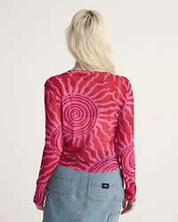 Ludlow Mesh Long Sleeve Top