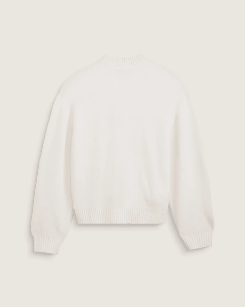 Teddy Round Neck Cardigan