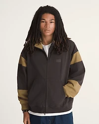 Retro Sport Mock Neck Full Zip