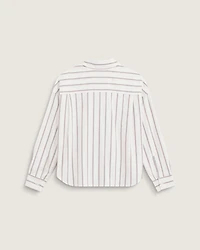 Long Sleeve Boxy Oxford Shirt