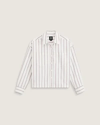 Long Sleeve Boxy Oxford Shirt