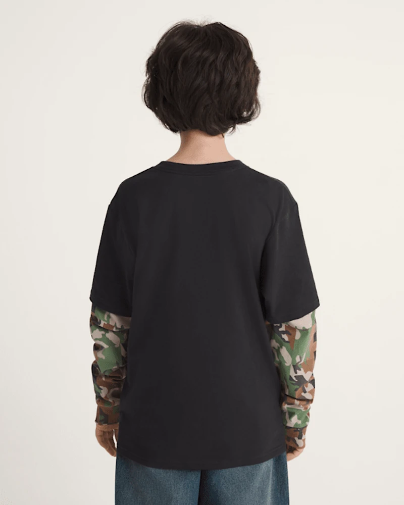 Kids Camo Twofer Shirt