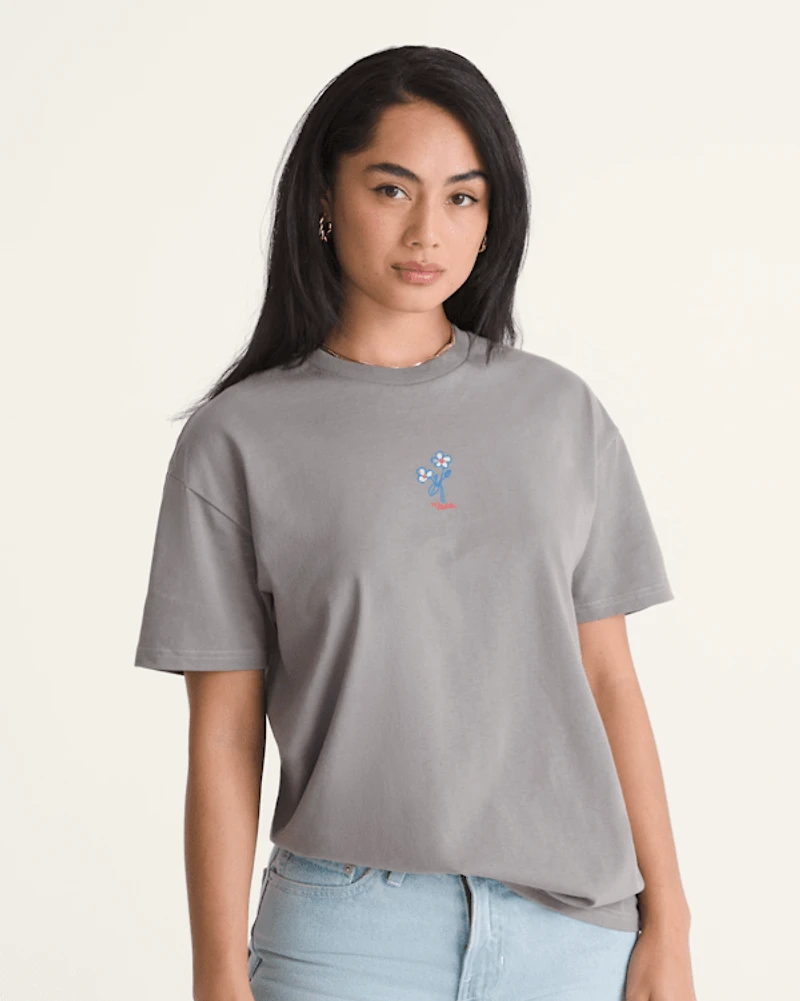Hand Drawn Floral T-Shirt