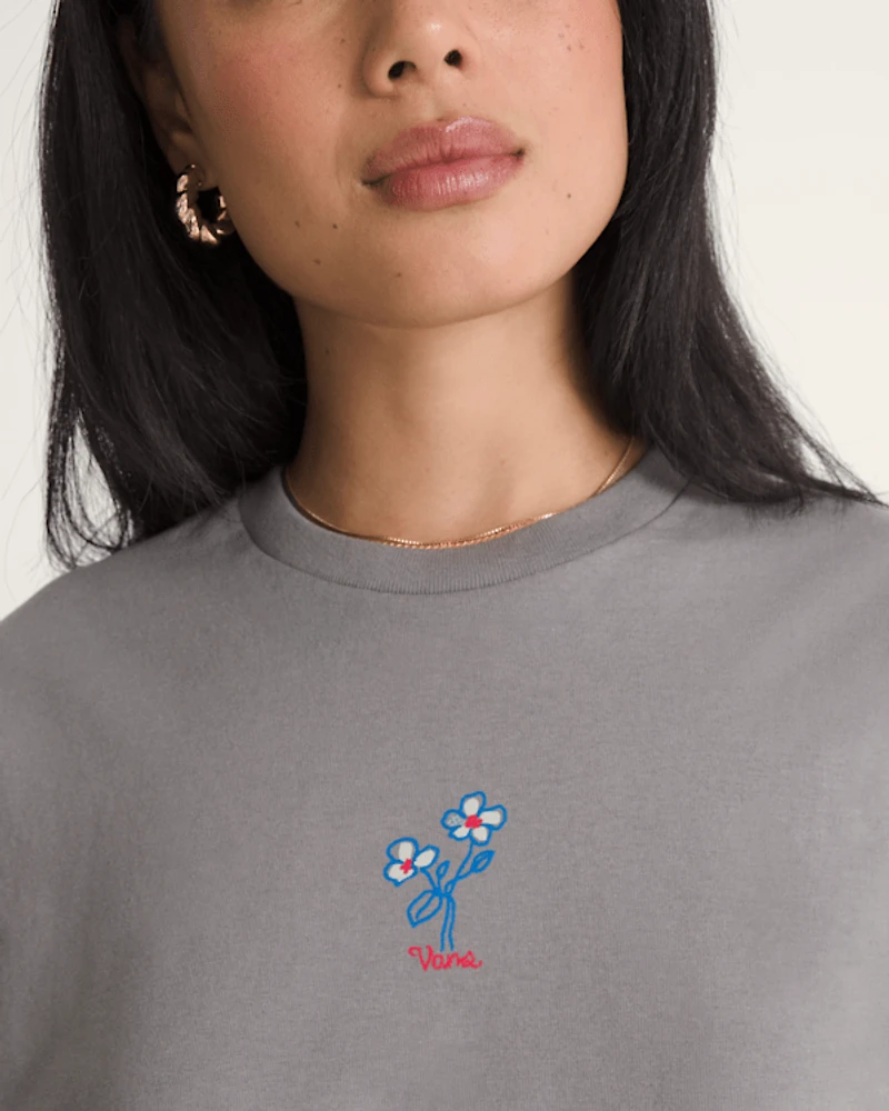 Hand Drawn Floral T-Shirt