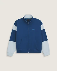 Retro Sport Mock Neck Full Zip
