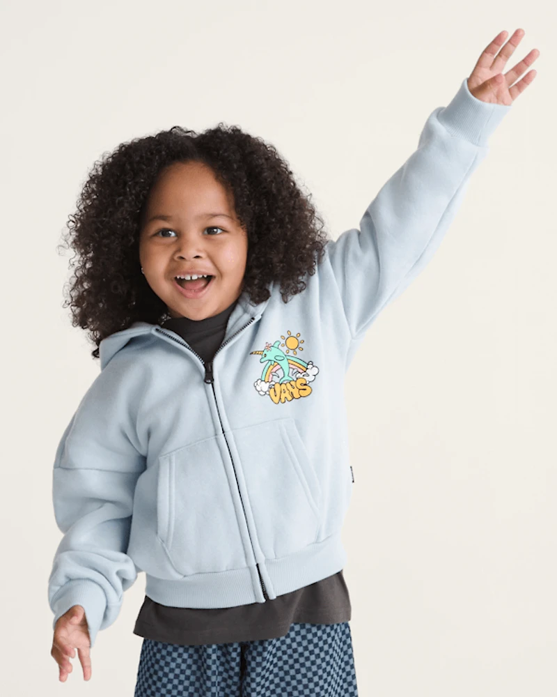Little Kids Flippercorn Zip Hoodie