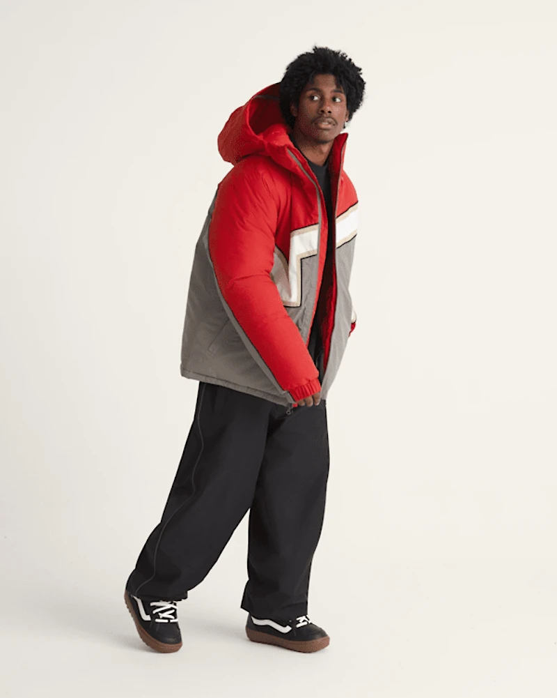 90's Big Block Hooded 2L Snowboarding Jacket