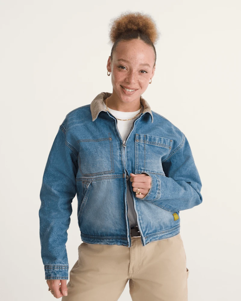 Nicola Cropped Chore Denim Jacket
