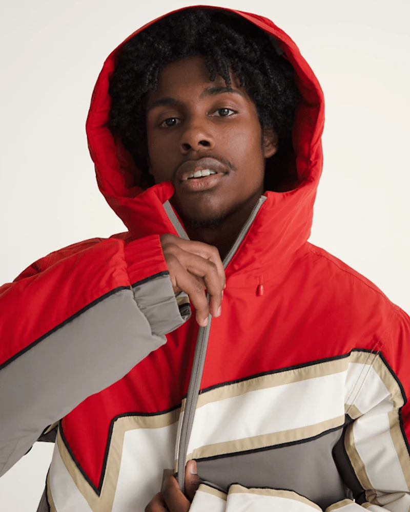 90's Big Block Hooded 2L Snowboarding Jacket