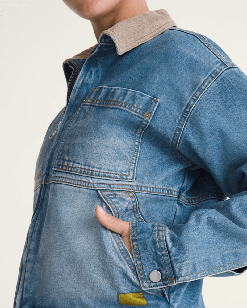 Nicola Cropped Chore Denim Jacket