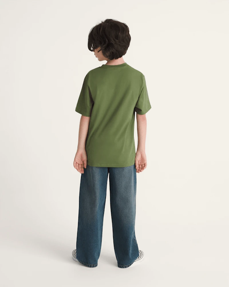 Kids Check-5 Baggy Denim Pants