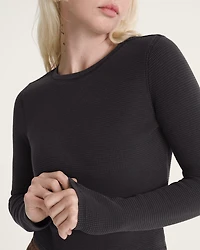 Teri Waffle Long Sleeve Shirt