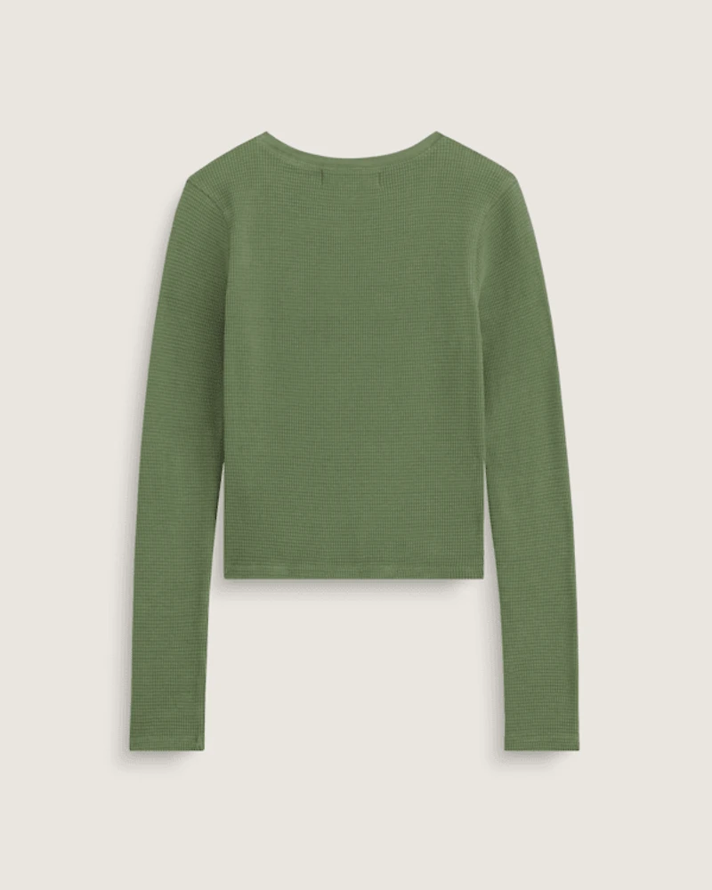 Teri Waffle Long Sleeve Shirt