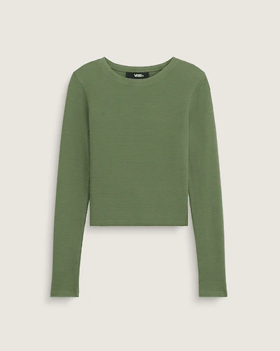 Teri Waffle Long Sleeve Shirt