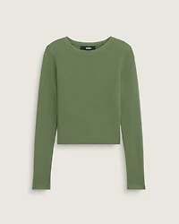 Teri Waffle Long Sleeve Shirt
