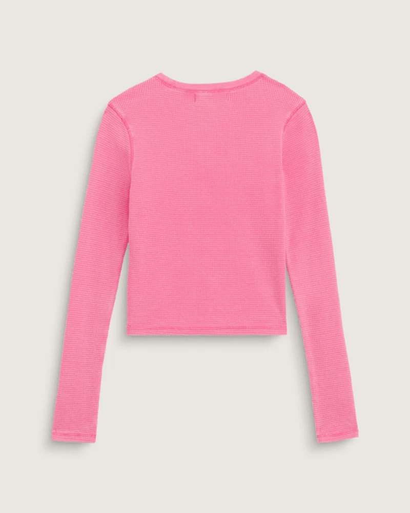 Teri Waffle Long Sleeve Shirt