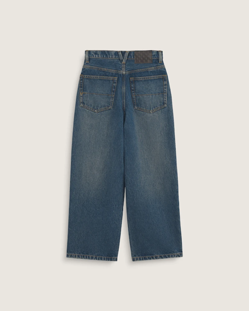 Kids Check-5 Baggy Denim Pants