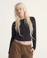 Teri Waffle Long Sleeve Shirt