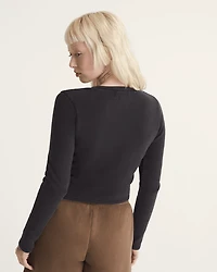 Teri Waffle Long Sleeve Shirt