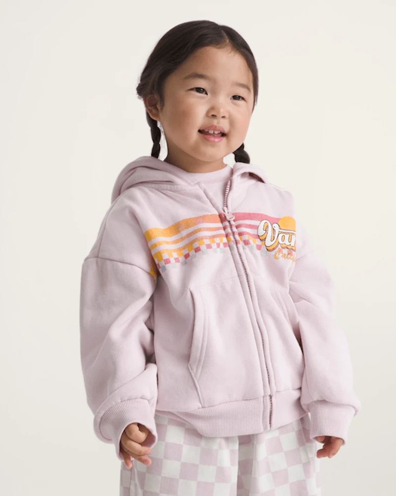 Little Kids Vans Sun Zip Hoodie