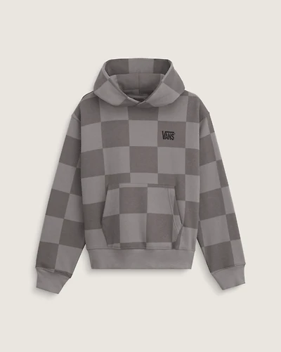 Stretch Logo Checkerboard Pullover Hoodie