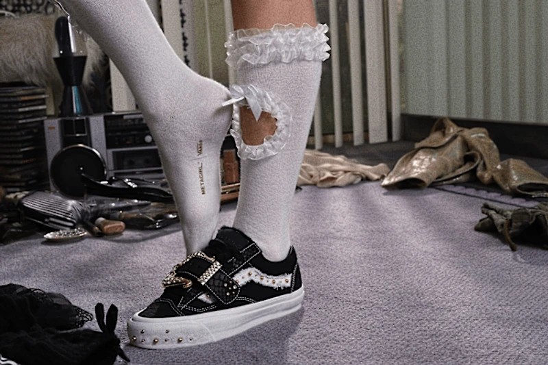 Vans X METAGIRL Ruffle Knee High Sock