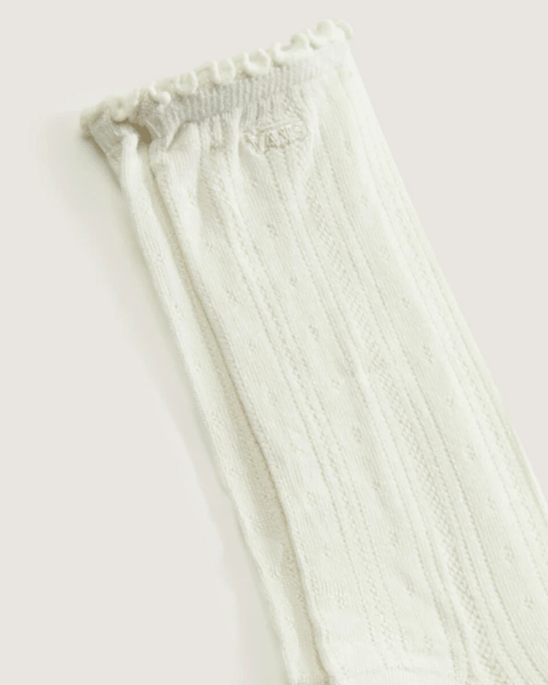 Pointelle Crew Socks