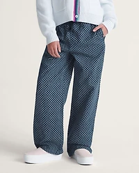 Kids Eunice Elastic Waist Denim Pants