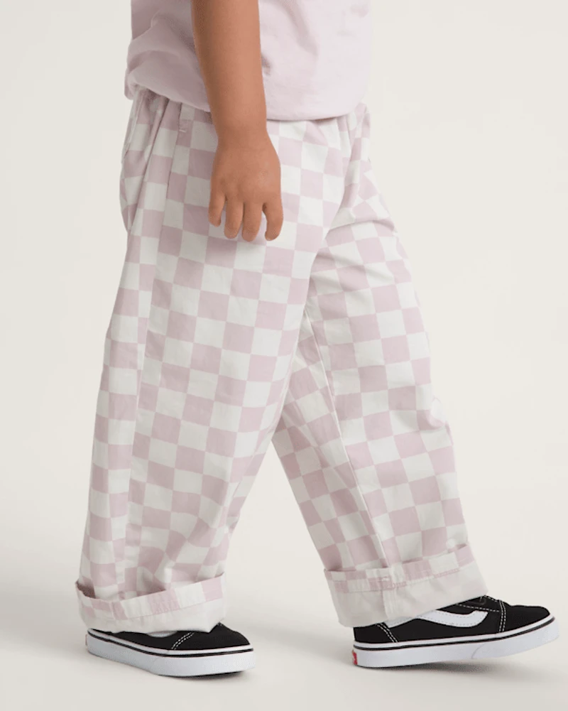 Little Kids Lili Elastic Waist Checkerboard Pant